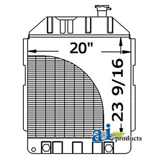 E1NN8005BD15M - Radiator w/ Cooler