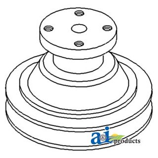 E2NN8610AB - Pulley, Water Pump (Single Groove)