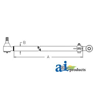 E3NN3304BA - Drag Link Tube w/ End