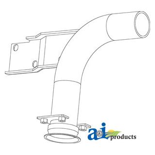 E3NN5246BA11B - Elbow, Exhaust Inlet Pipe
