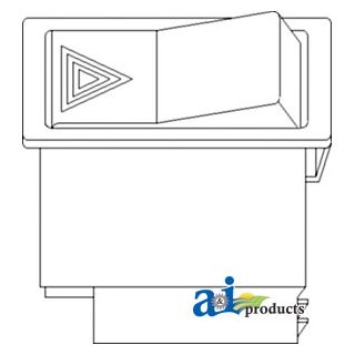E4NN13A350AA - Switch Assembly, Hazard Warning