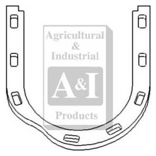 E5HN6N305AC - Gasket, Rear Main Cover