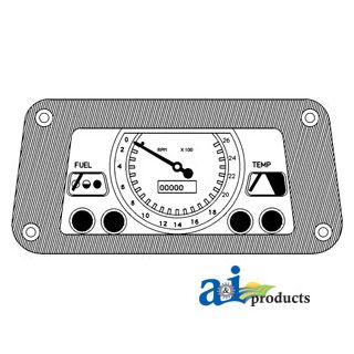E5NN10849BA - Cluster Assembly, Gauge