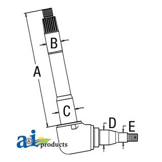 E9NN3105DB - Spindle (RH/LH)
