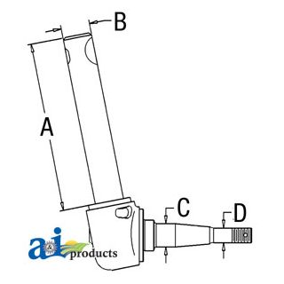 E9NN3106BA - Spindle (LH)