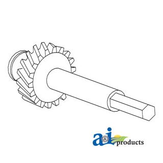 E9NN6A820AA - Gear, Oil Pump w/ Shaft