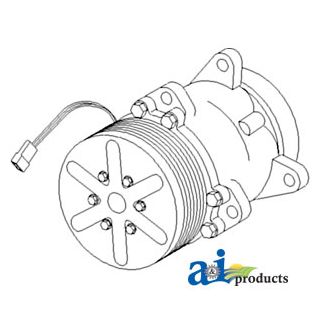 F0NN19D629AB - Comp. W/ Clutch SANDEN