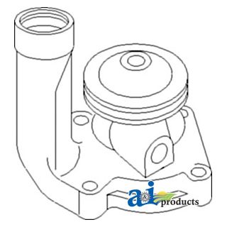 F2244R - Water Pump w/ Pulley