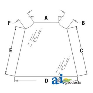 F44623 - Glass, Windshield