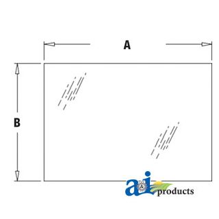 F44629 - Glass, Rear, Upper