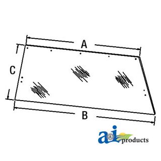 F64517 - Glass, Rear