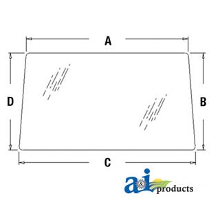 F98366 - Glass, Rear, Upper