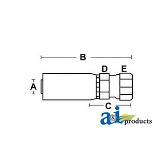 FFXT-08-08 - (HC-FFXT) Female Seal Lok - Swivel - Straight - Lon