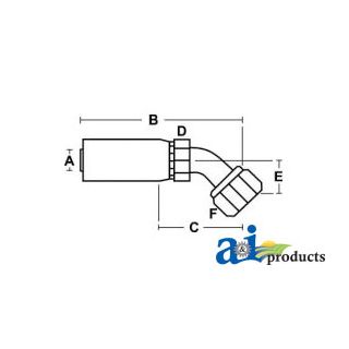 FJX45-04-05 - (HC-FJX45) Female JIC 37