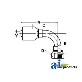 FJX90-04-04-W - (HW-FJX90) JIC 37
