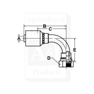 FJX90-10-12-W - (HW-FJX90) JIC 37