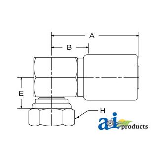 FJX90B-08-08 - (HC-FJX90B) Female JIC 37