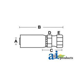 FSX-12-12 - (HC-FSX) Female SAE 45