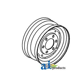 FW45166 - Rim, Front Wheel 4.5" x 16"