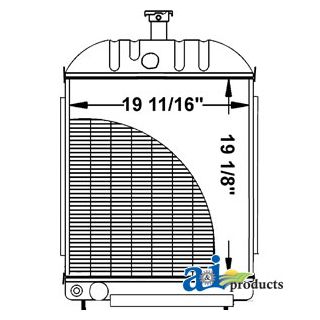 G10877198H19491 - LINCOLN WELDER Radiator