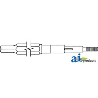 H113406 - Shaft, Feeder House, Upper