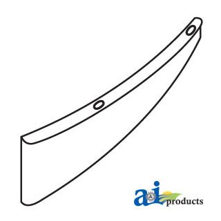 H114538 - Vane, Straw Chopper, Inner Lh