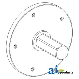 H129658 - Shaft, Feeder House, Upper (LH Stub)