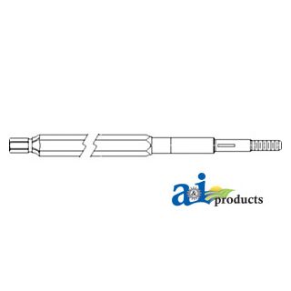 H151566 - Shaft, Feeder House, Upper