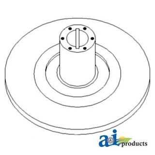 H158575 - Sheave, Inner; Feeder House, Hi-Capacity