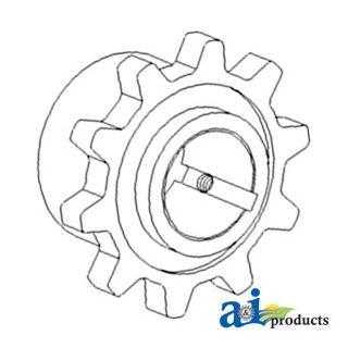 H159613 - Sprocket, Feeder House Shaft, Upper