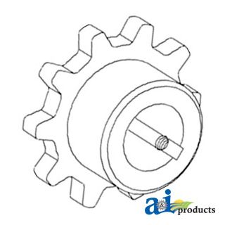H159615 - Sprocket, Upper Feederhouse Outer