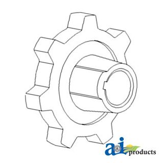 H164796 - Sprocket, Clean Grain Elevator, Upper