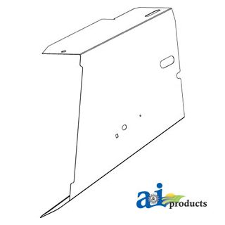 H205822 - Shield, Lh Rear Feederhouse Drive