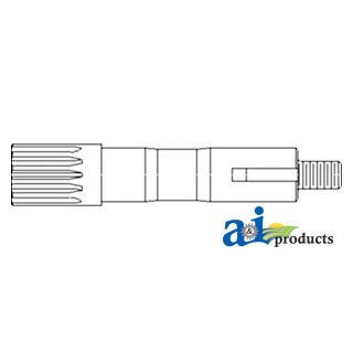 H215085 - Shaft, Auger, Lower, Vertical Gear Case
