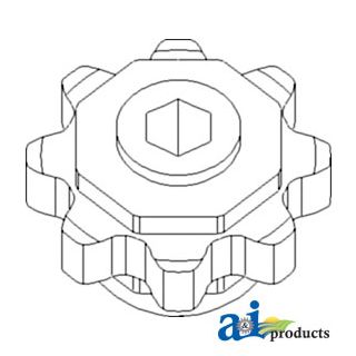 H233287 - Sprocket, Gathering Chain Drive