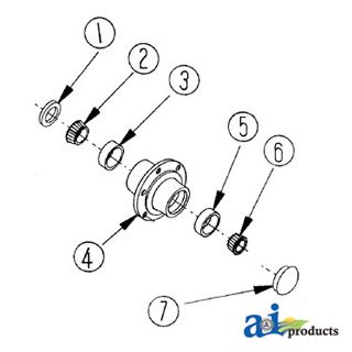 H49106 - Hub W/ Cups