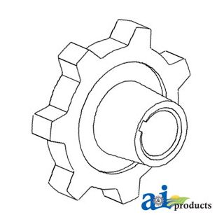 H63577 - Sprocket, Clean Grain Elevator, Upper