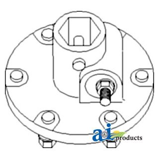 H6640-17300 - Hub Assembly, Rear