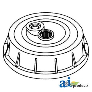 H85887 - Brake Drum, (cast iron)