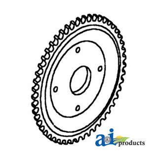 H86128 - Sprocket, Straw Walker Driven