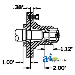HS150045 - Hub & Spindle Assy.