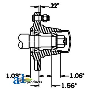 HS27605S55 - Hub & Spindle Assy.