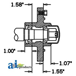 HS276066 - Hub & Spindle Assy.