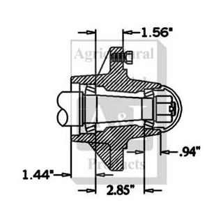 HS350066 - Hub & Spindle Assy.