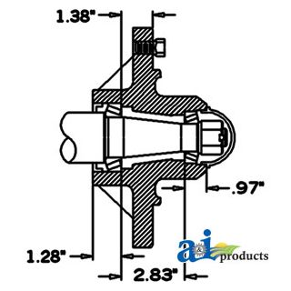 HS450088 - Hub & Spindle Assy.