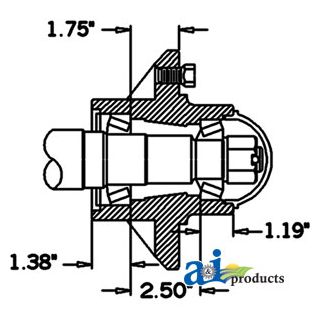 HS491066 - Hub & Spindle Assy.