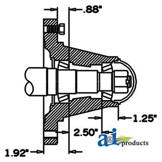 HS491088 - Hub & Spindle Assy.