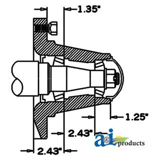 HS579088 - Hub & Spindle Assy.