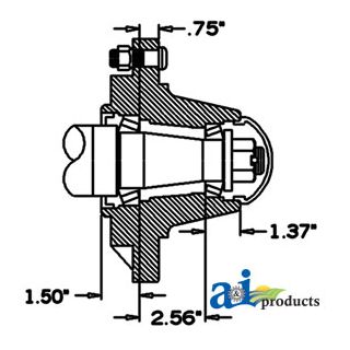 HS60008S8 - Hub & Spindle Assy.