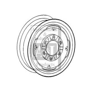JD1091 - Rim, Front Wheel 6lb X 15